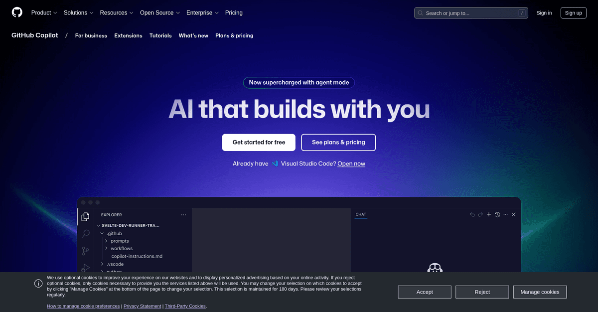 GitHub Copilot screenshot