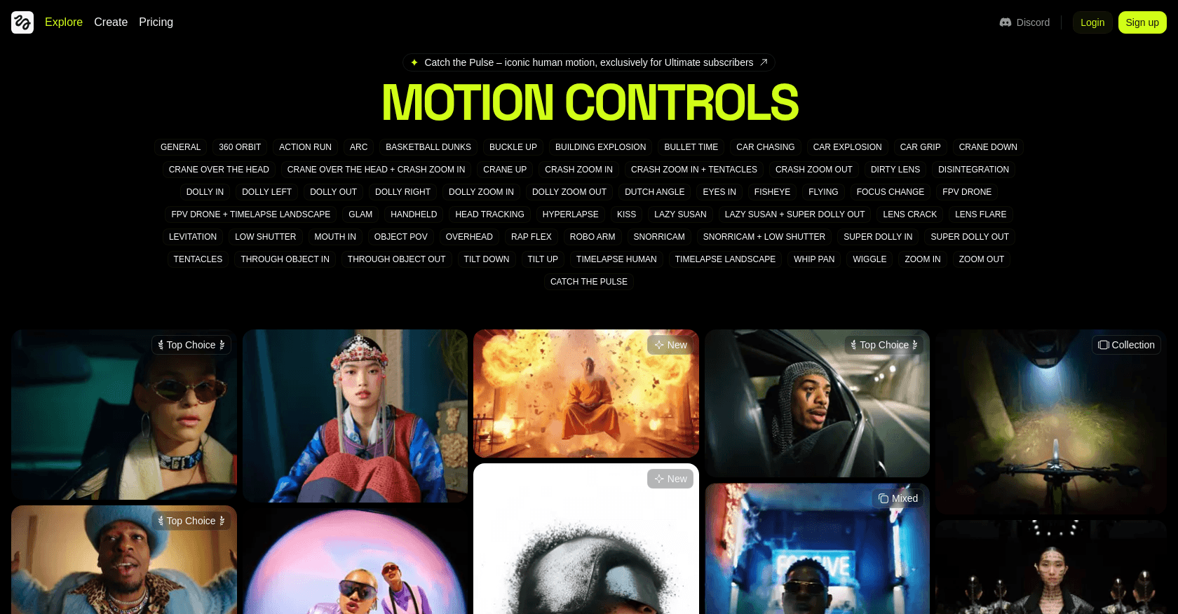 Higgsfield AI Screenshot