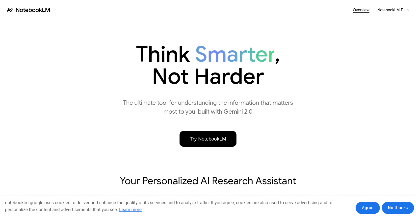 NotebookLM Screenshot